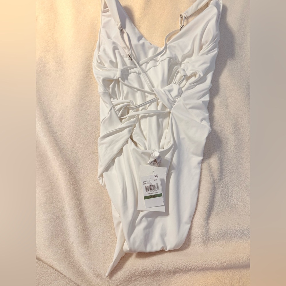 BECCA White One Piece Swimsuit - Picture 5 of 6